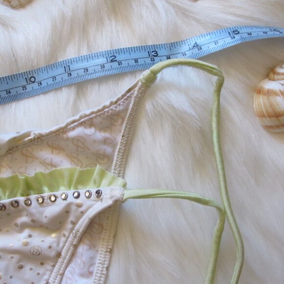 VS | String Bikini Bottom with Rhinestone and Gold - Picture 5 of 10
